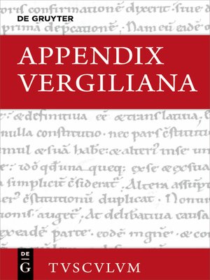 cover image of Appendix Vergiliana